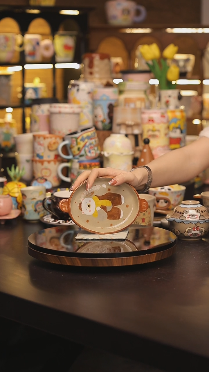 景德镇釉下彩绘设计师款式陶瓷