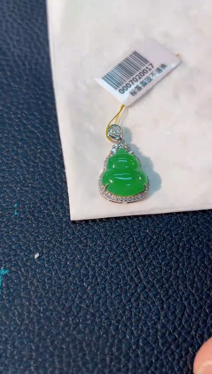 颈饰未镶嵌翡翠 缅料A货/支持复检/一件