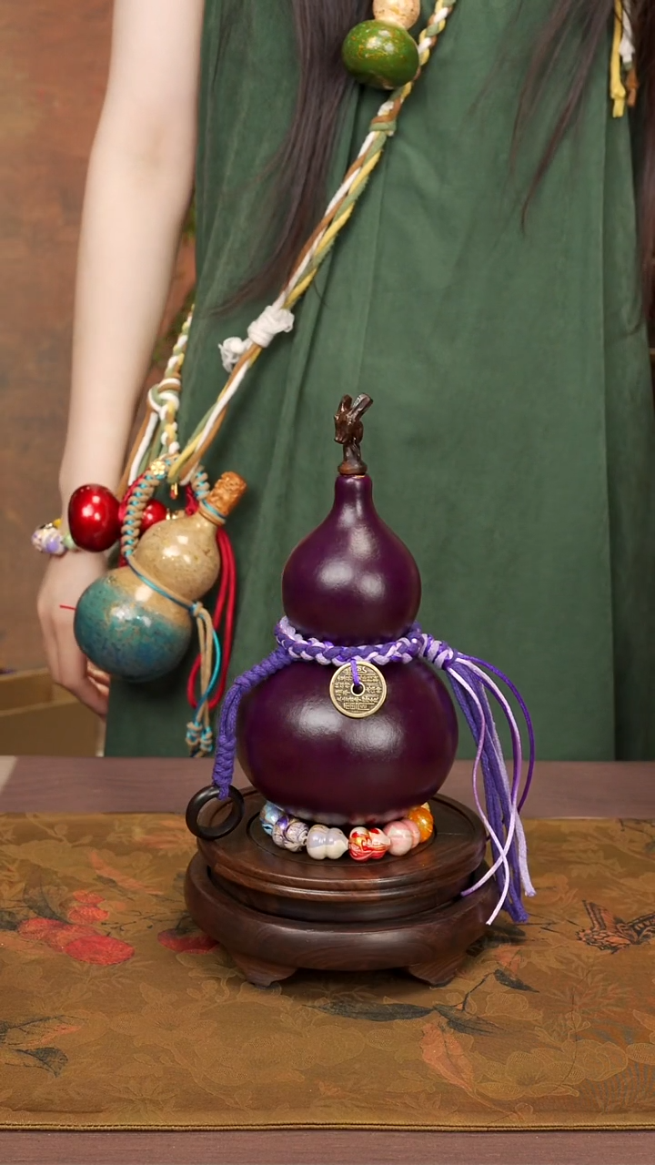 148 --精品大漆酒葫芦-----138