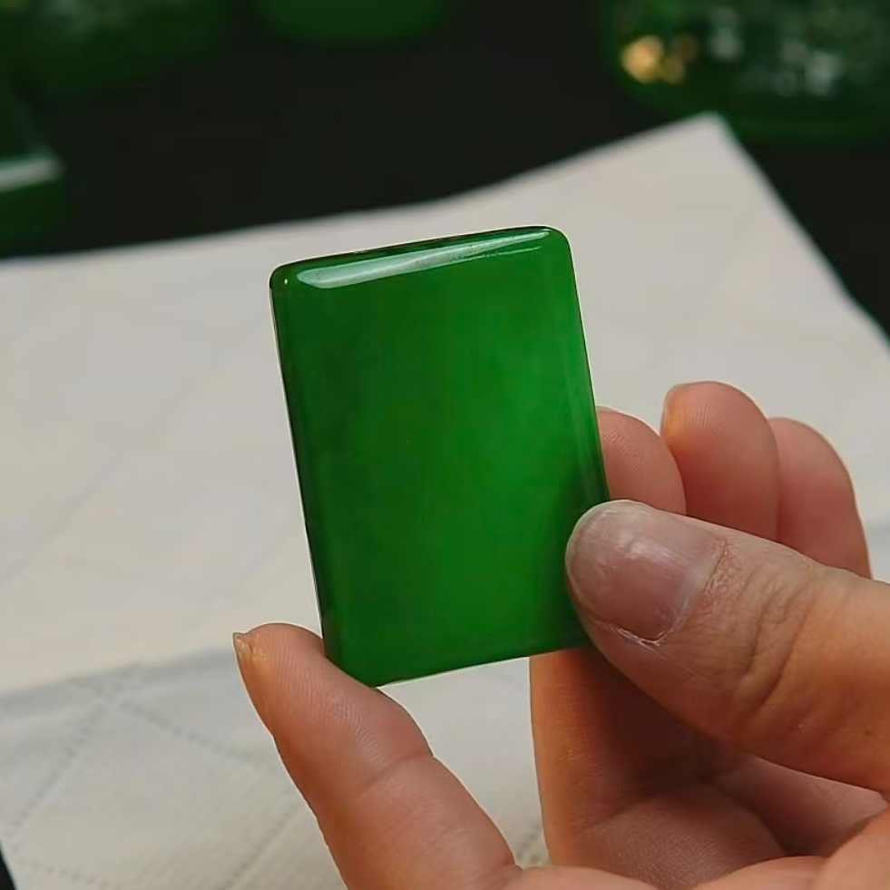 【华夏文物甄选商店02235】翡翠无事牌