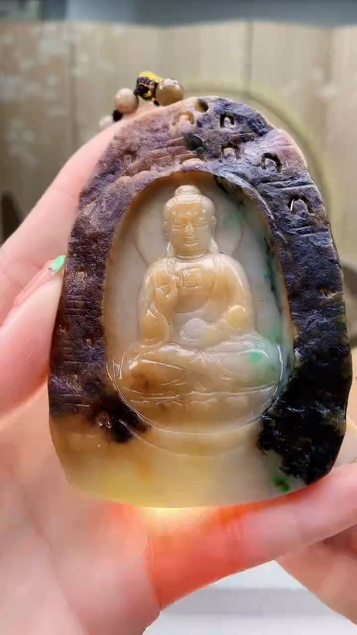 未镶嵌定制翡翠5153ry-毛货挂件21