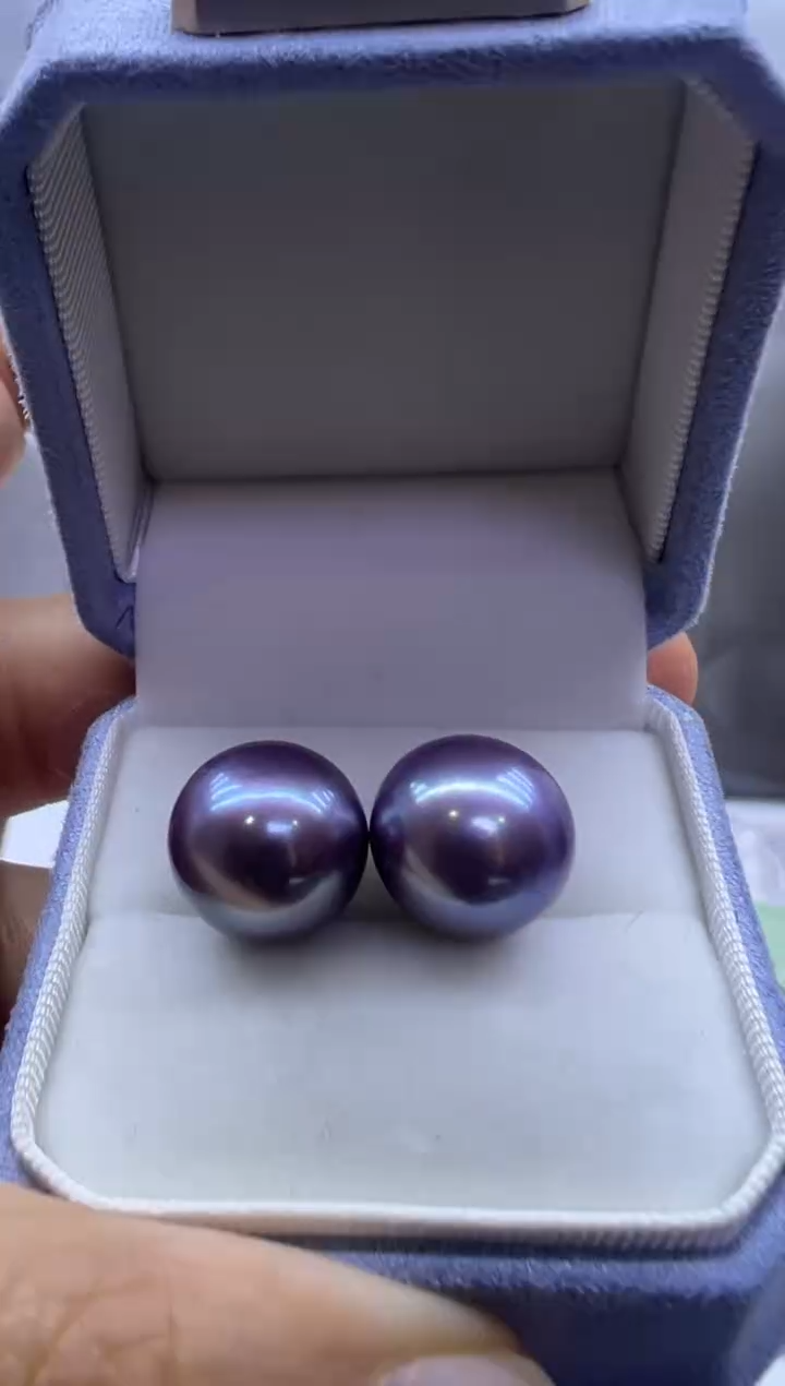 未镶嵌耳饰淡水珍珠耳钉