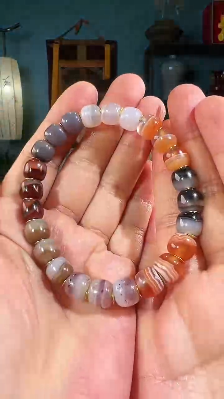 【闪购商品】玛瑙/玉髓手串未镶嵌老珠改