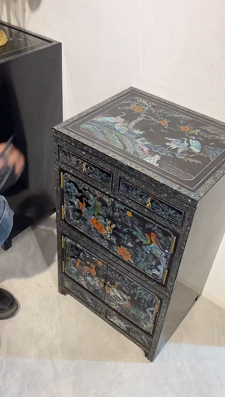 螺钿小桌子大漆漆器大漆漆器