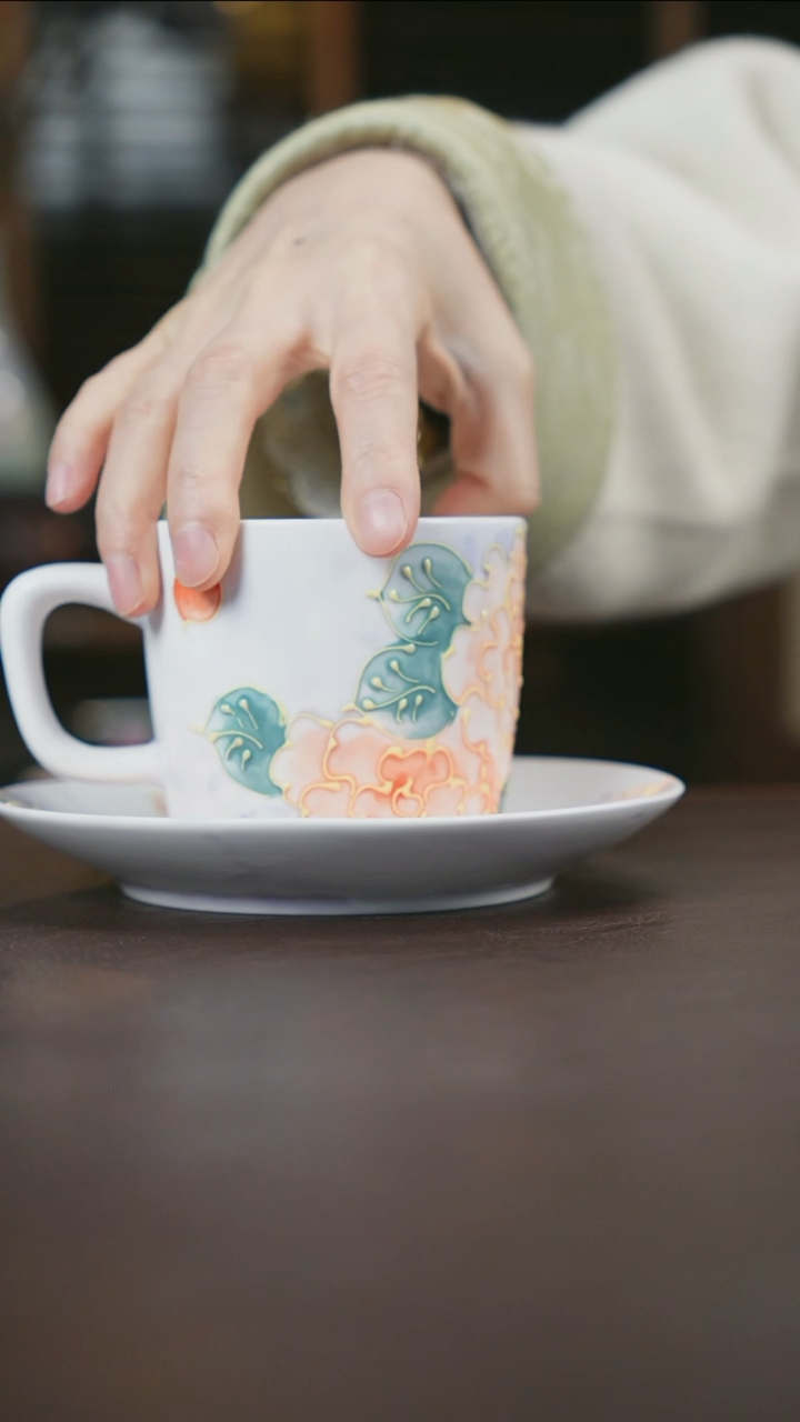 【闪购商品】杯景德镇陶瓷杯碗柴烧多人