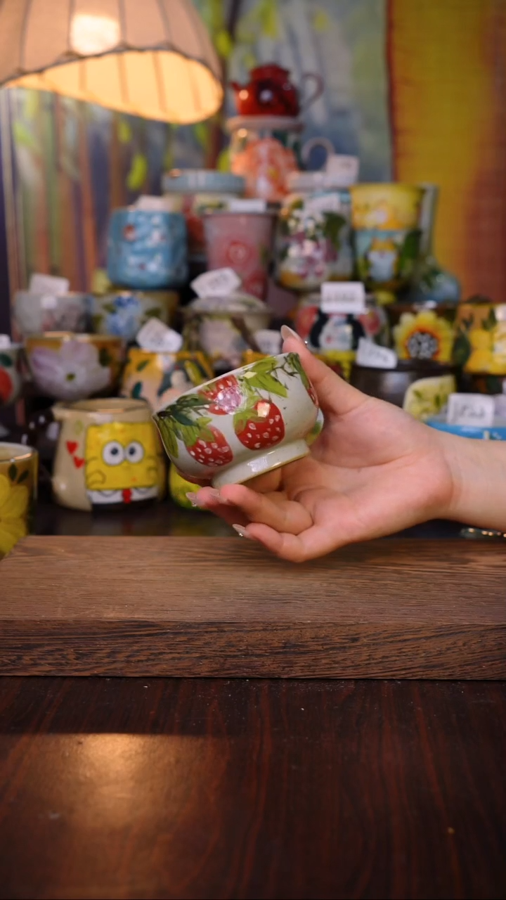 摆件泥垚手作 景德镇手工手绘陶瓷器物