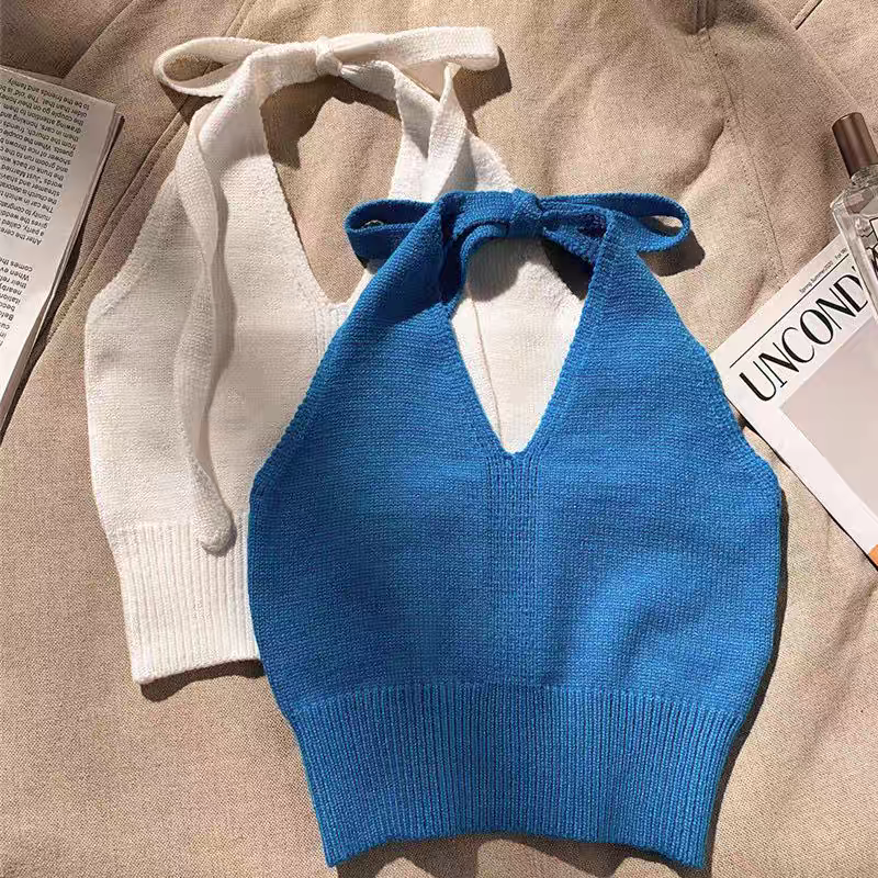 无袖甜美清新瑜伽背心辣妹风时尚吊带网红修身极简风