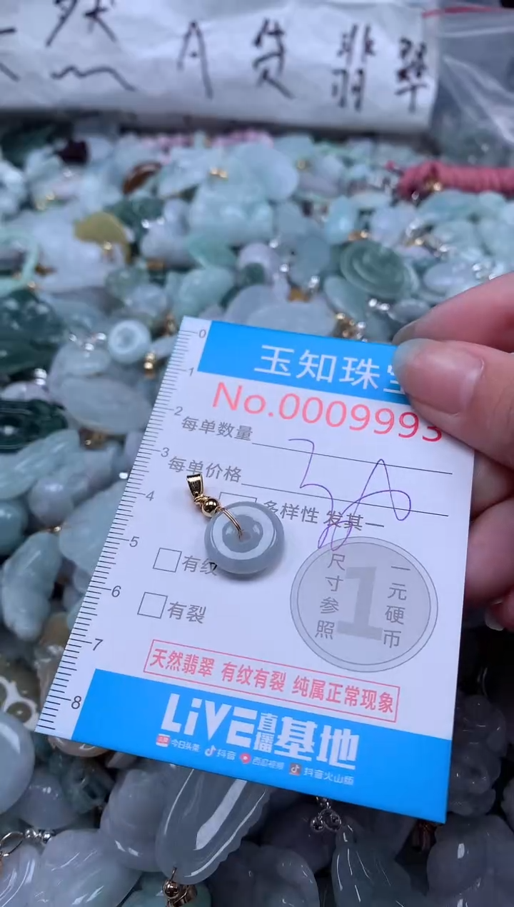 翡翠未镶嵌吊坠(不含链)9993
