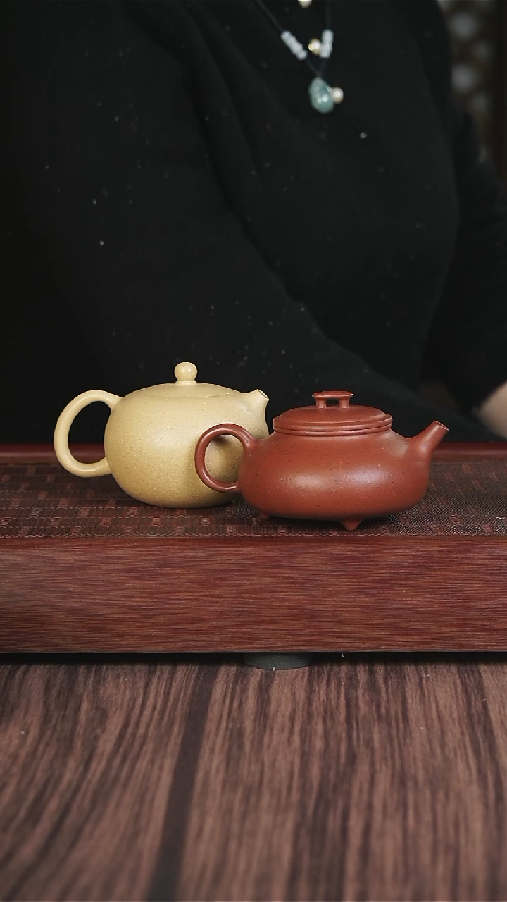 【闪购商品】紫砂茶壶老朱泥宝象生辉+本绿西施33