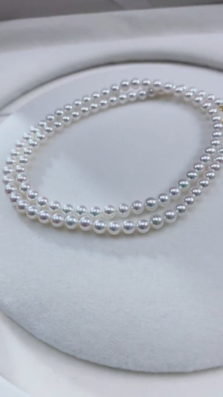 未镶嵌淡水珍珠珠宝奇石珍珠项链卡4.2到4.5