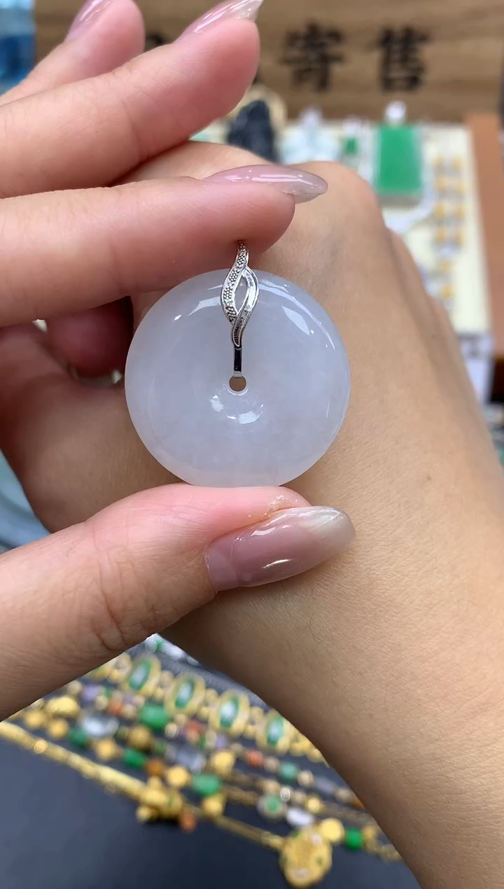 【闪购商品】翡翠颈饰18K金镶嵌47-中国好珍宝