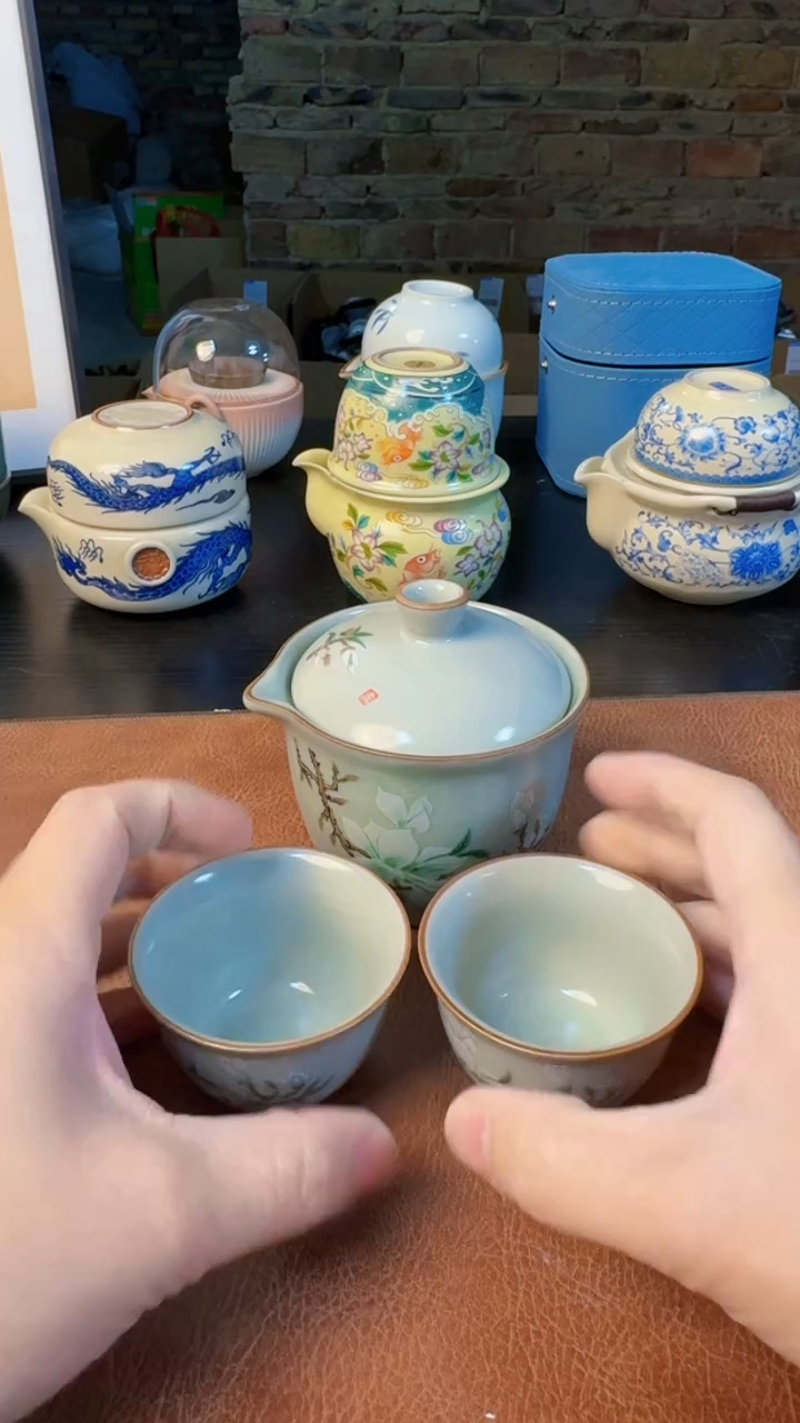 【闪购商品】杯德化白瓷‘；快客茶具