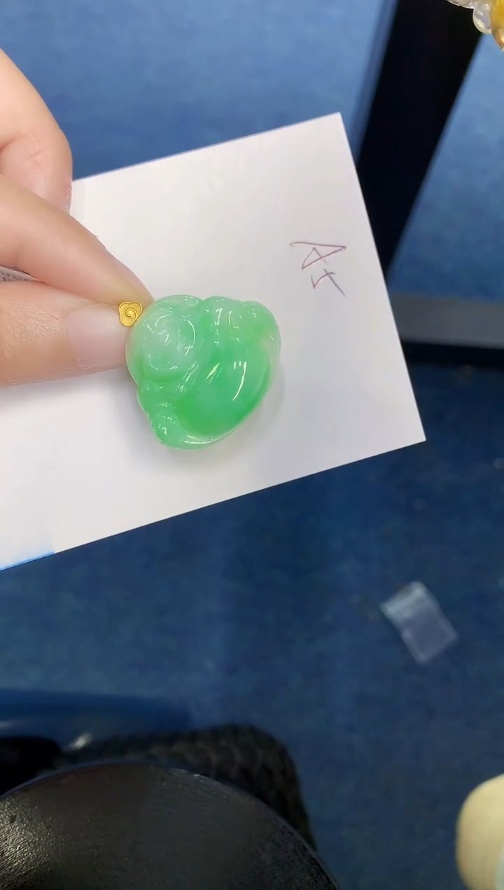 【闪购商品】翡翠颈饰18K金镶嵌000000000