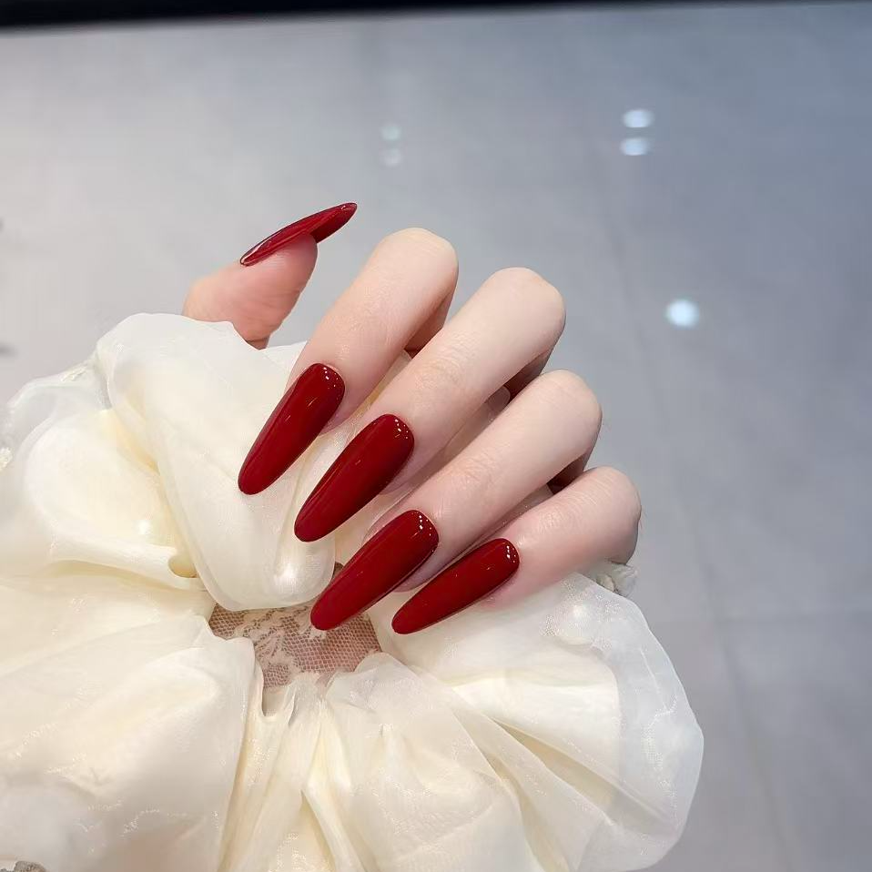 【大女主】秋冬港风红显白百搭手工穿戴甲网红女神款