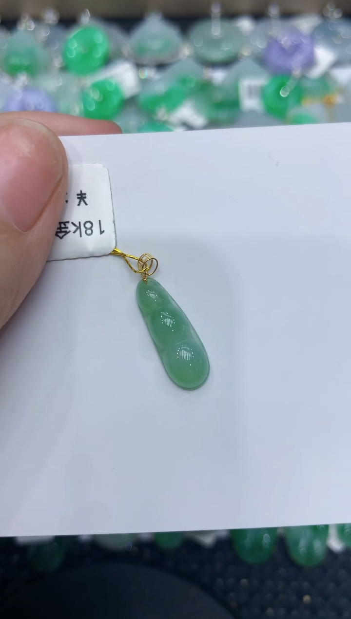 【闪购商品】翡翠颈饰18K金镶嵌111111111111