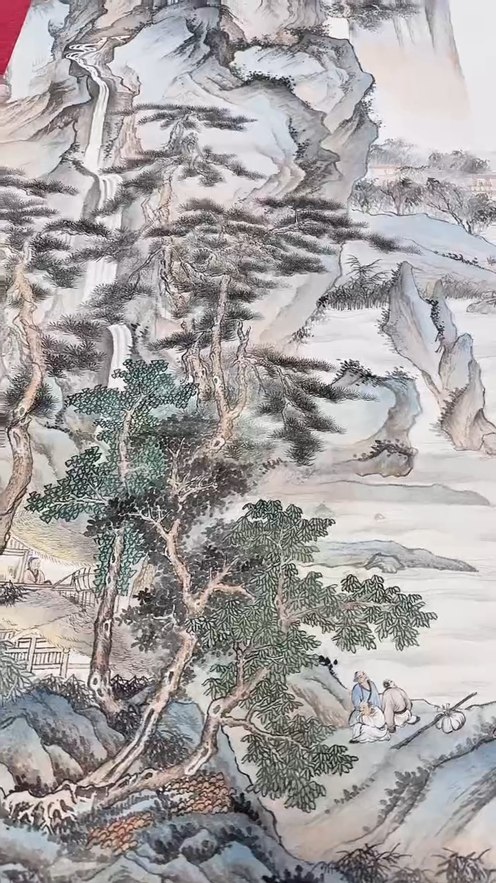 国画雪***舞12-26-19陈老师国画作品xz