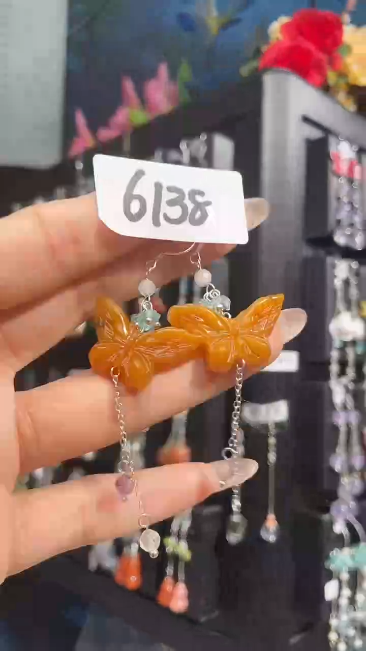 银S925镶嵌耳饰紫晶喜欢拍