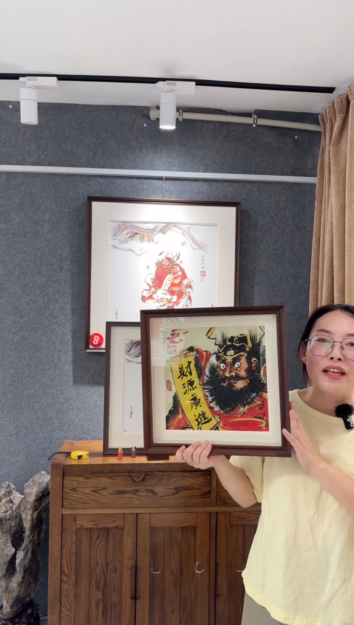 国画牛百川老师手绘37x37