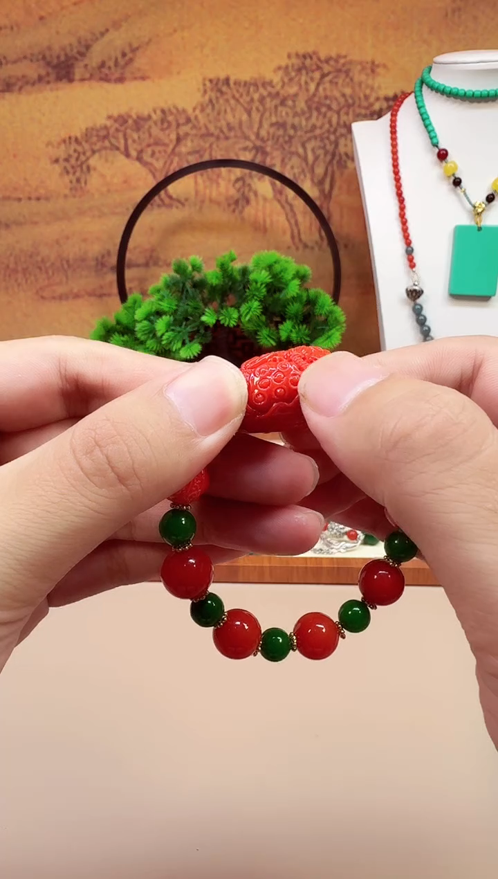 14K金镶嵌手链翡翠SSS