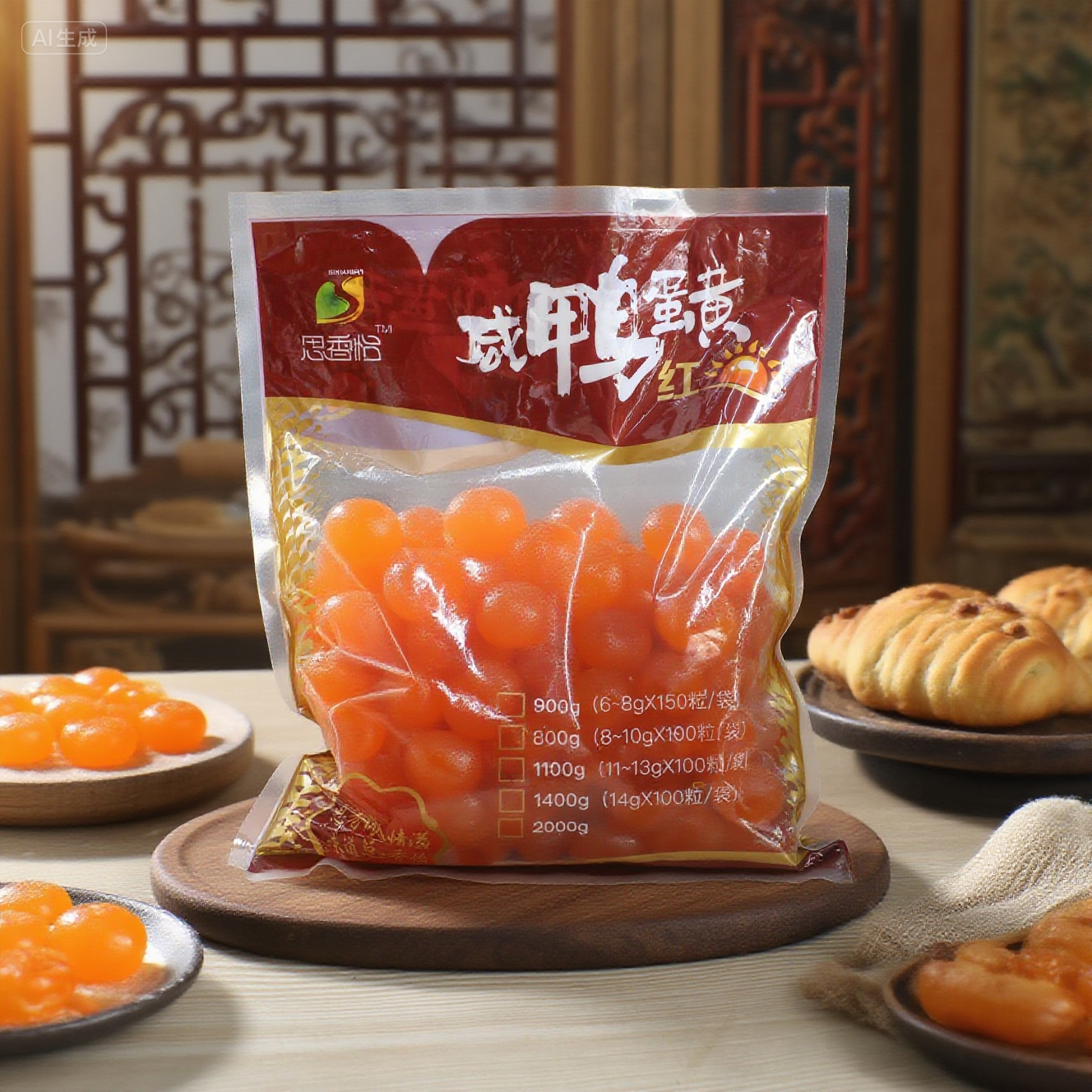 【顺丰冷链发货】商用100粒大包咸蛋黄批发装生蛋黄中秋好物烘焙用