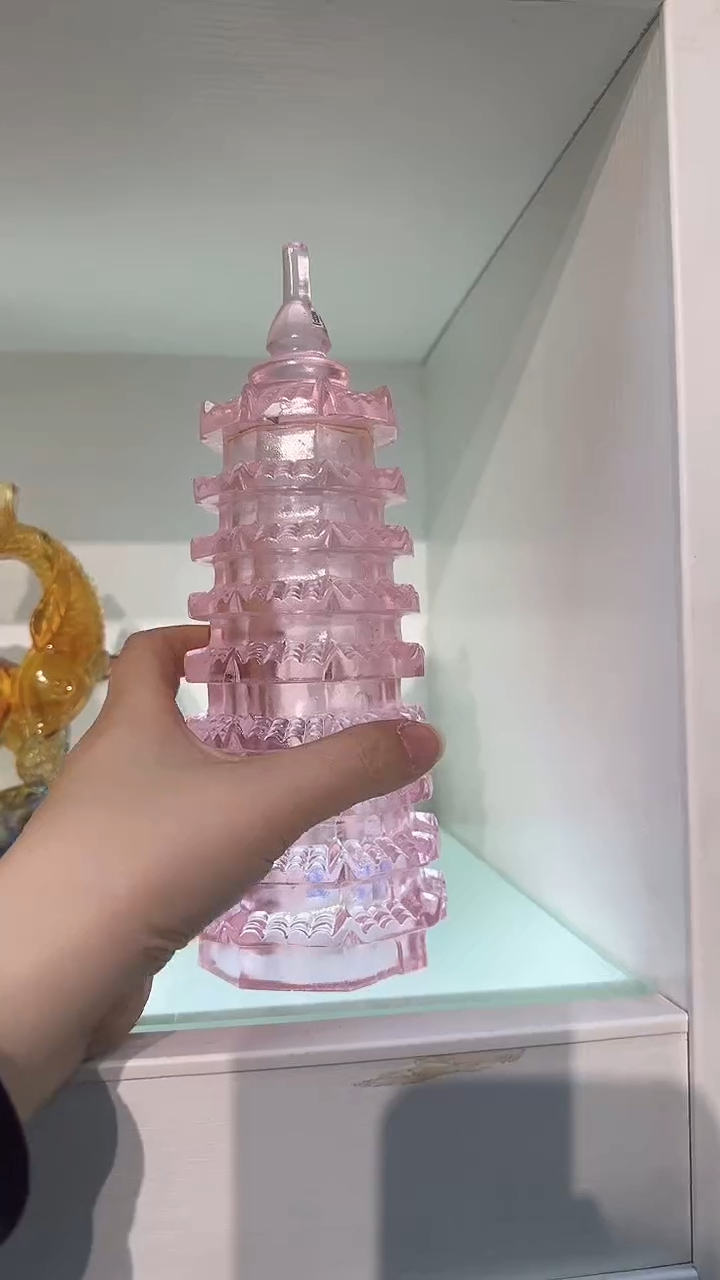 手工艺品琉璃粉色