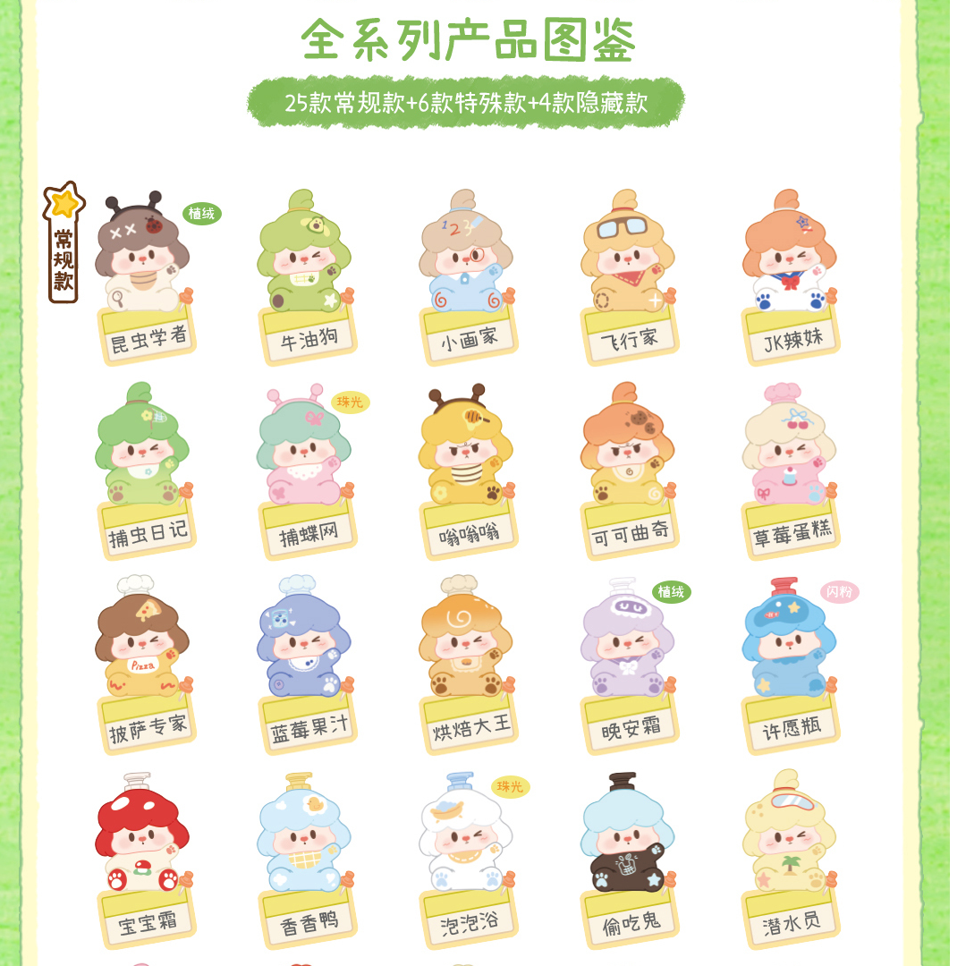 嘻【拆盒】百变BUDDY系列盲盒桌面小摆件卡通