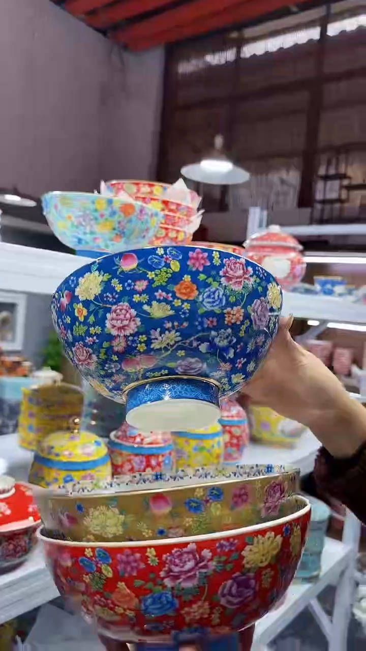 【闪购商品】瓷片8.5英寸汤碗1个景德镇陶瓷