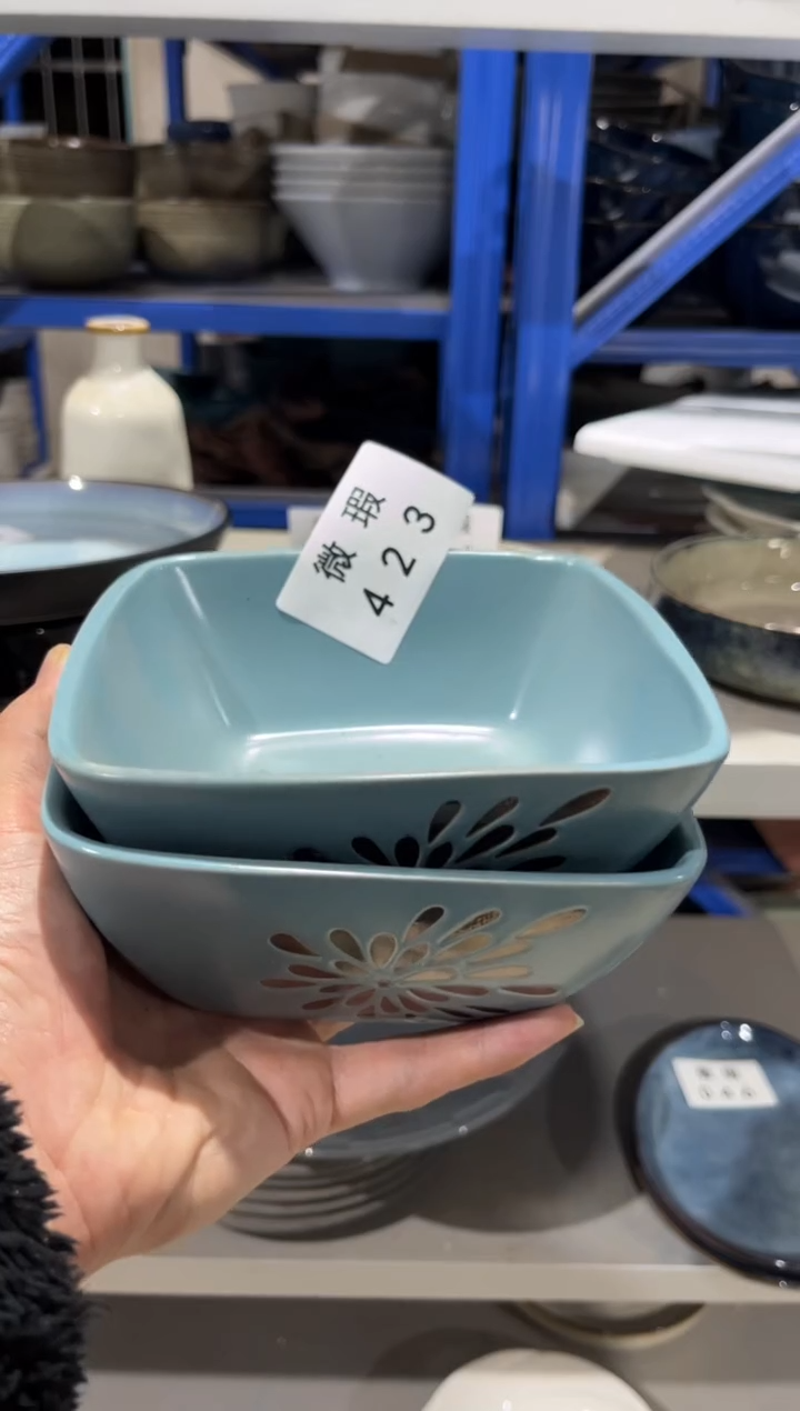 【闪购商品】碗423微瑕陶瓷餐具2个装