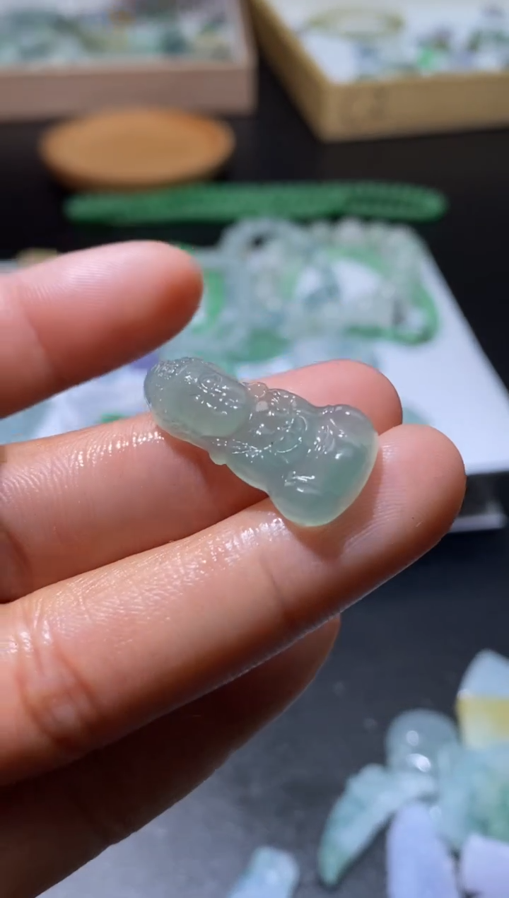 【闪购商品】定制翡翠未镶嵌翡翠毛货~多样性发货一个