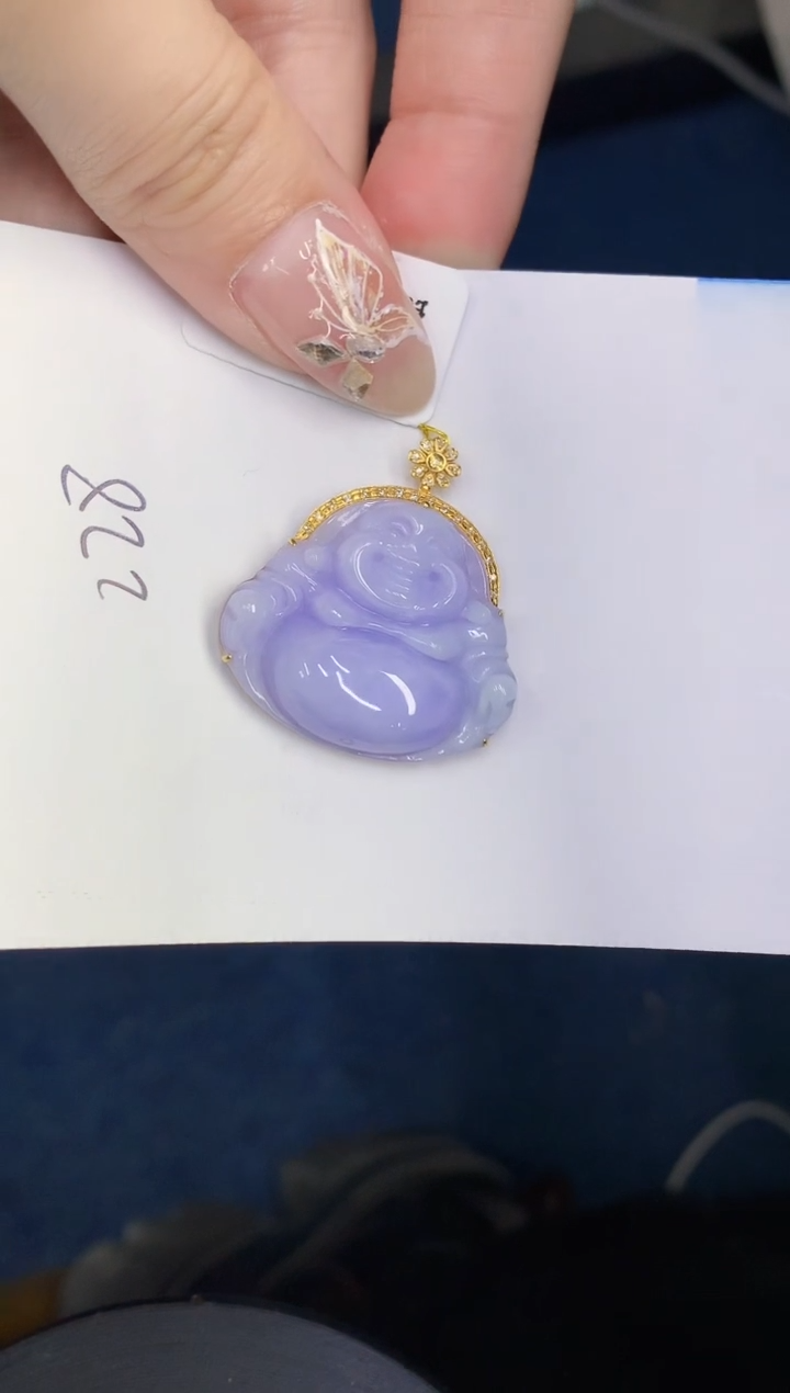 【闪购商品】翡翠颈饰18K金镶嵌00000000000