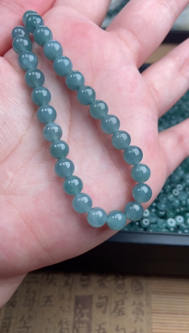 【闪购商品】翡翠手链未镶嵌多样性发货27颗卡6.9