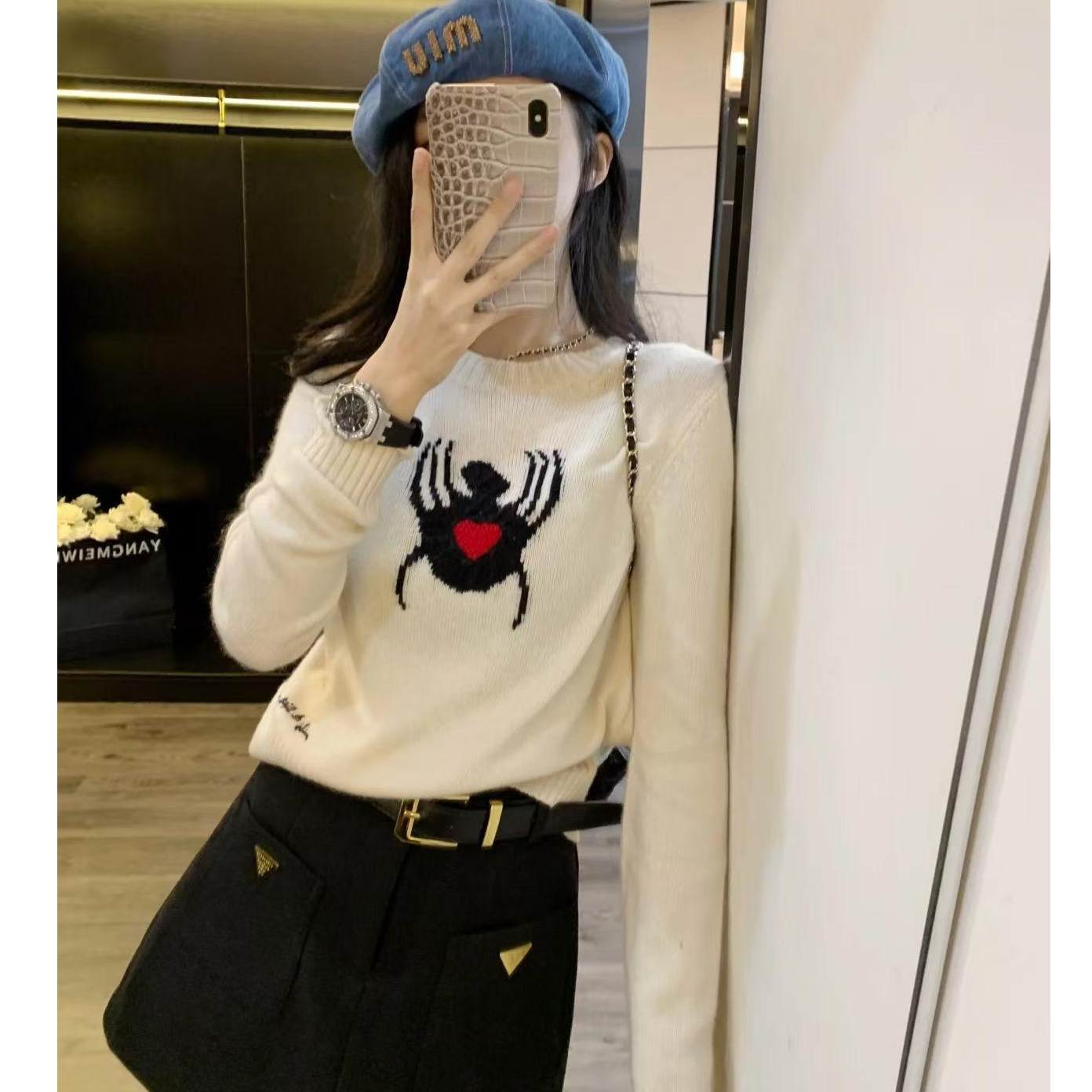 99新 DIOR/迪奥 双双臻选/sf10331/迪奥毛衣/36码