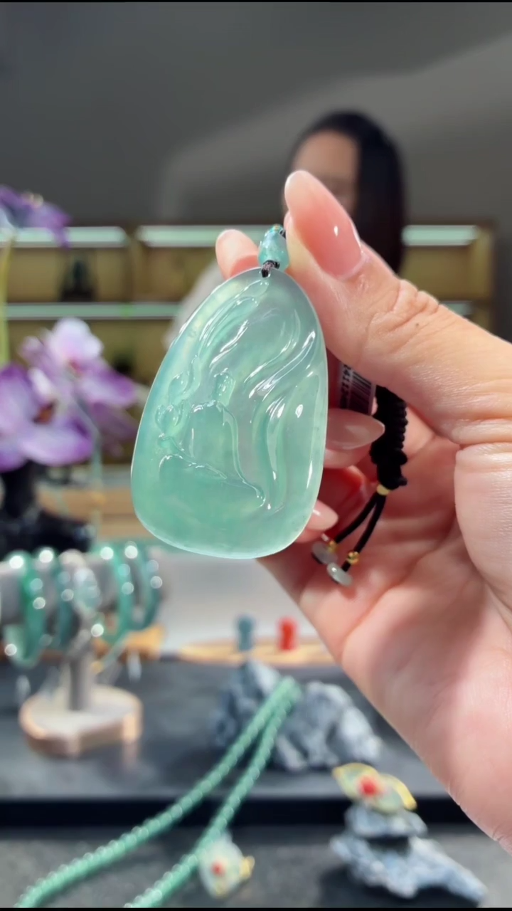 吊坠(不含链)未镶嵌翡翠悟道