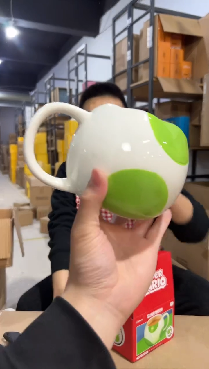 【闪购商品】杯816-k原盒耀西龙水杯 有冰裂