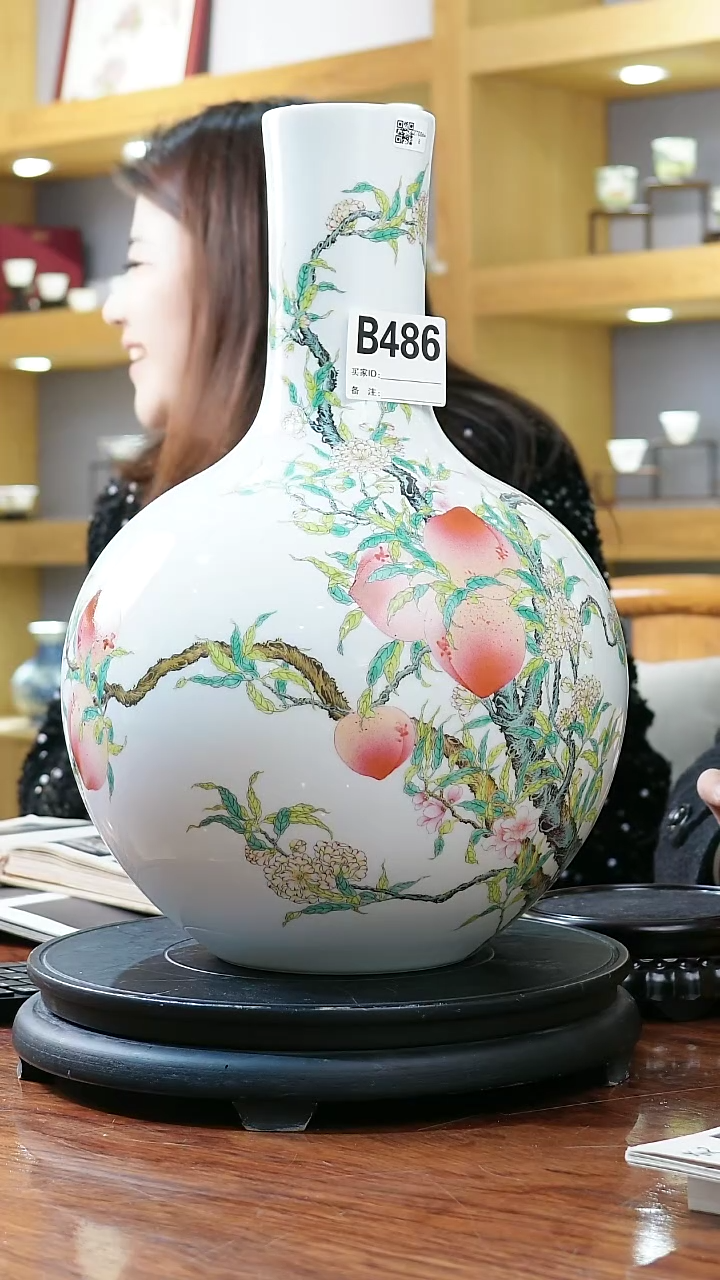 【闪购商品】摆件景德镇陶瓷赏瓶486