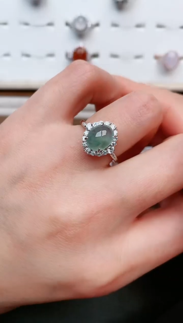 【闪购商品】翡翠戒指银S925镶嵌.....