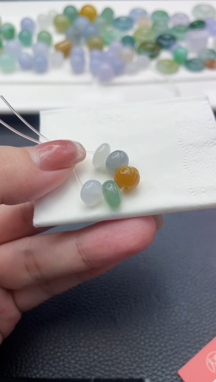 【闪购商品】定制翡翠未镶嵌珠子