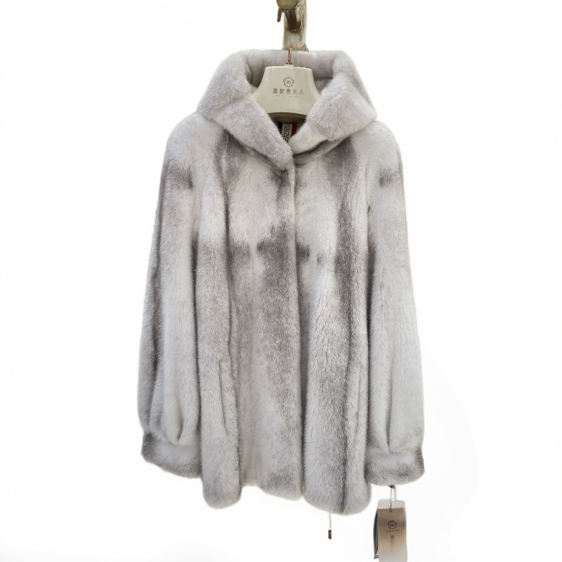 时尚高端貂皮2188银十字