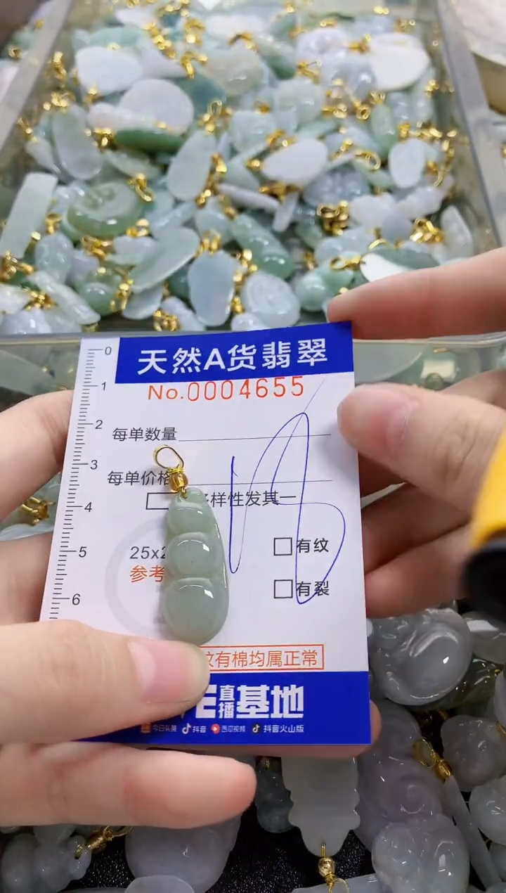 颈饰未镶嵌翡翠天然A货翡翠