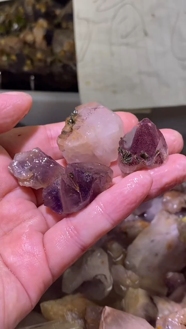 未镶嵌珠宝半成品水晶24号4颗花园