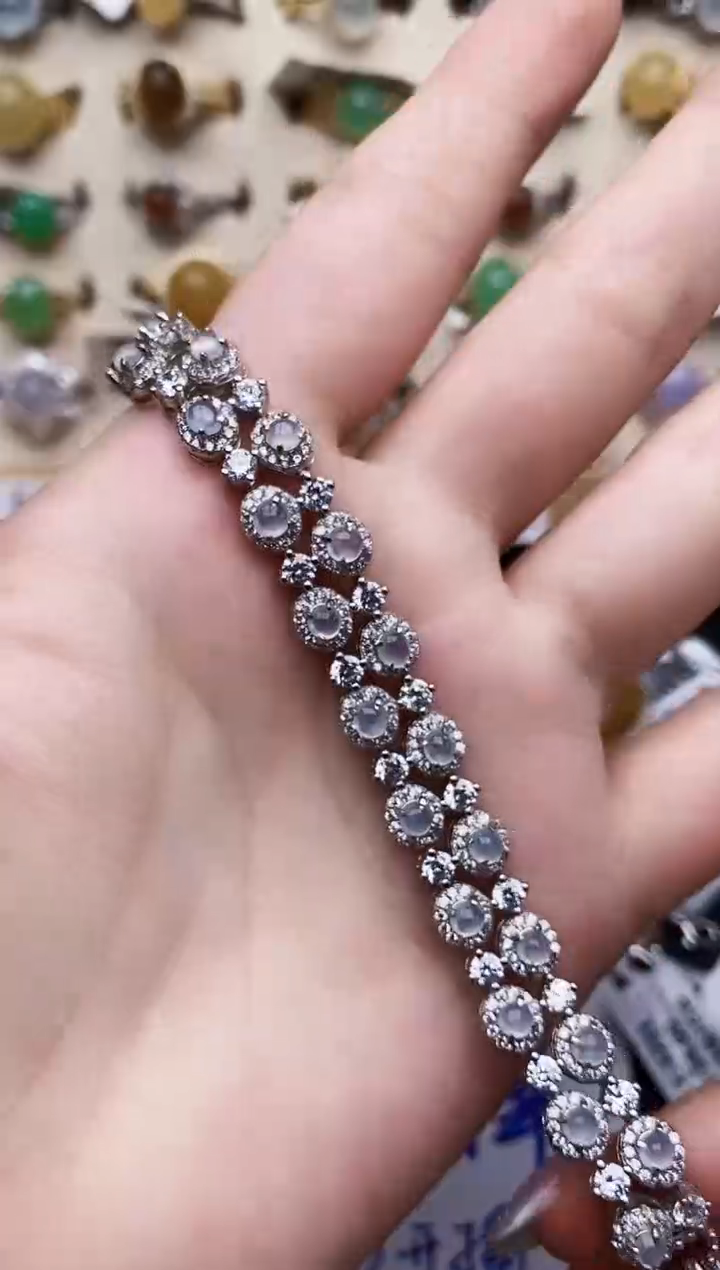 银S925镶嵌戒指翡翠101