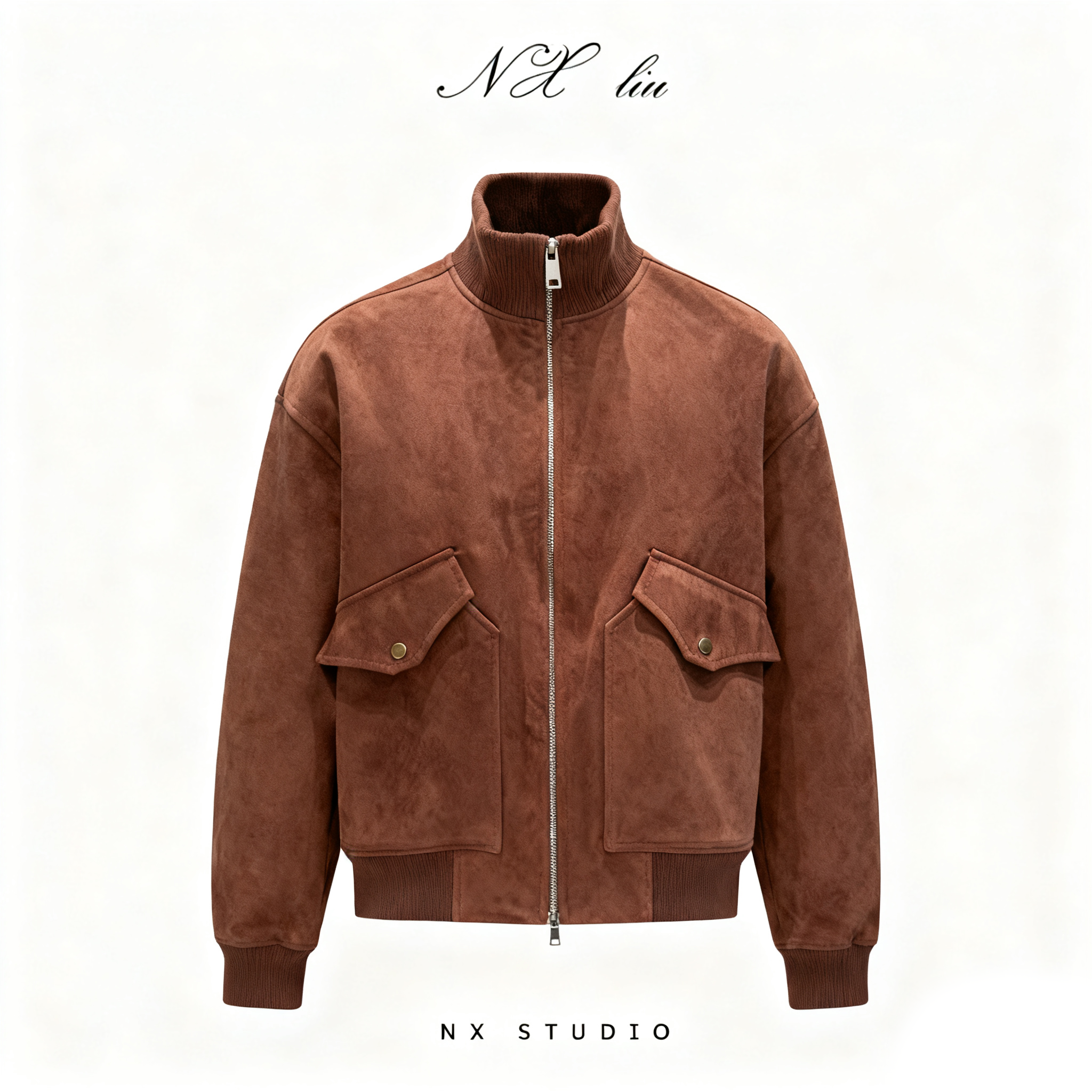 NX南向 秋冬立领保暖休闲夹棉防风夹克