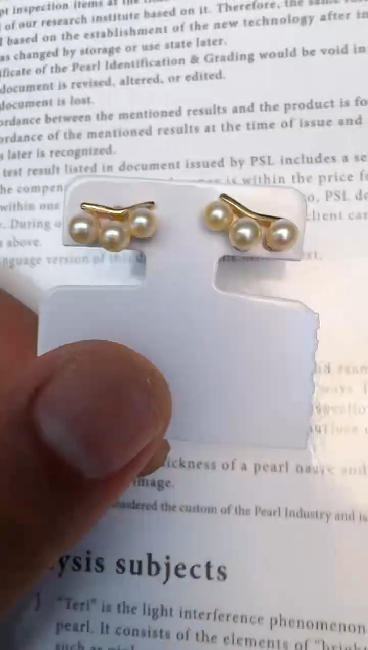 银S925镶嵌海水珍珠耳饰耳钉