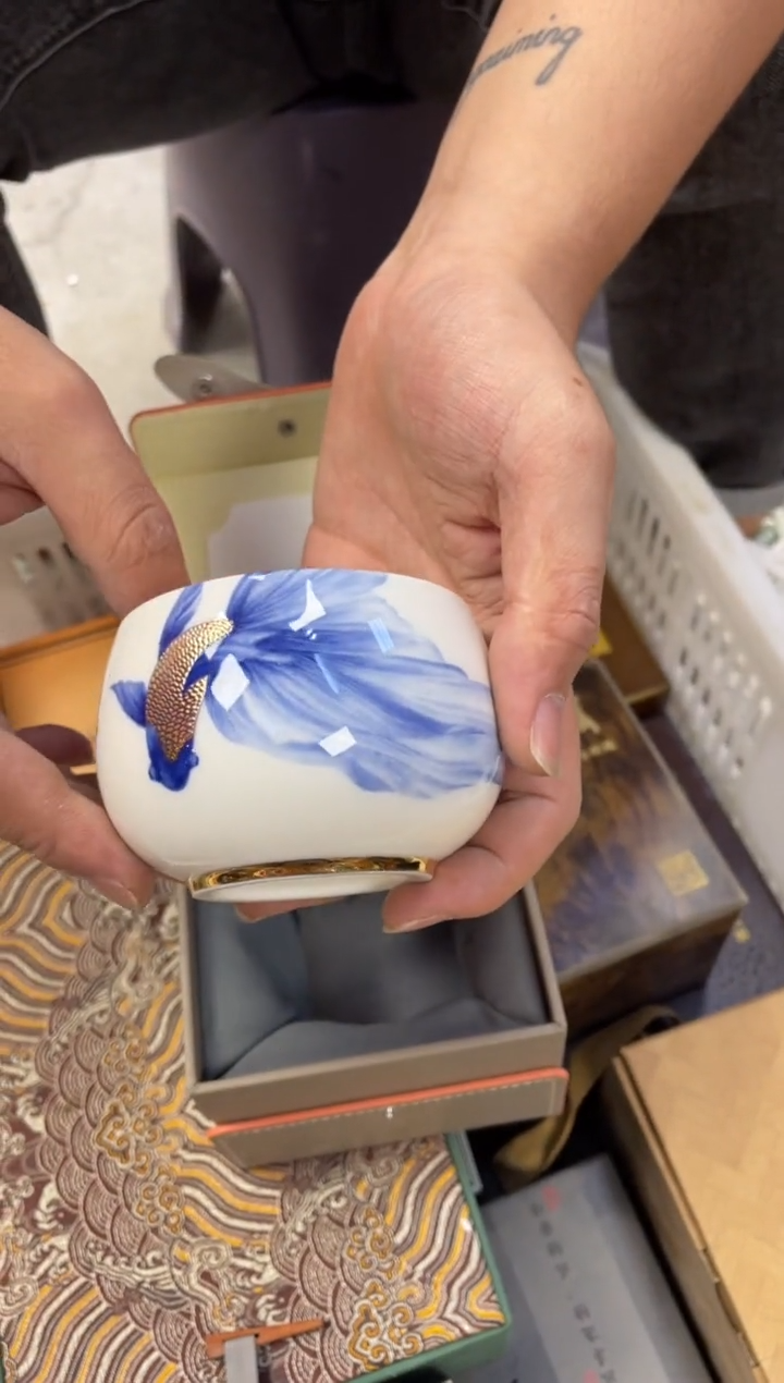高端茶具单品放大漏