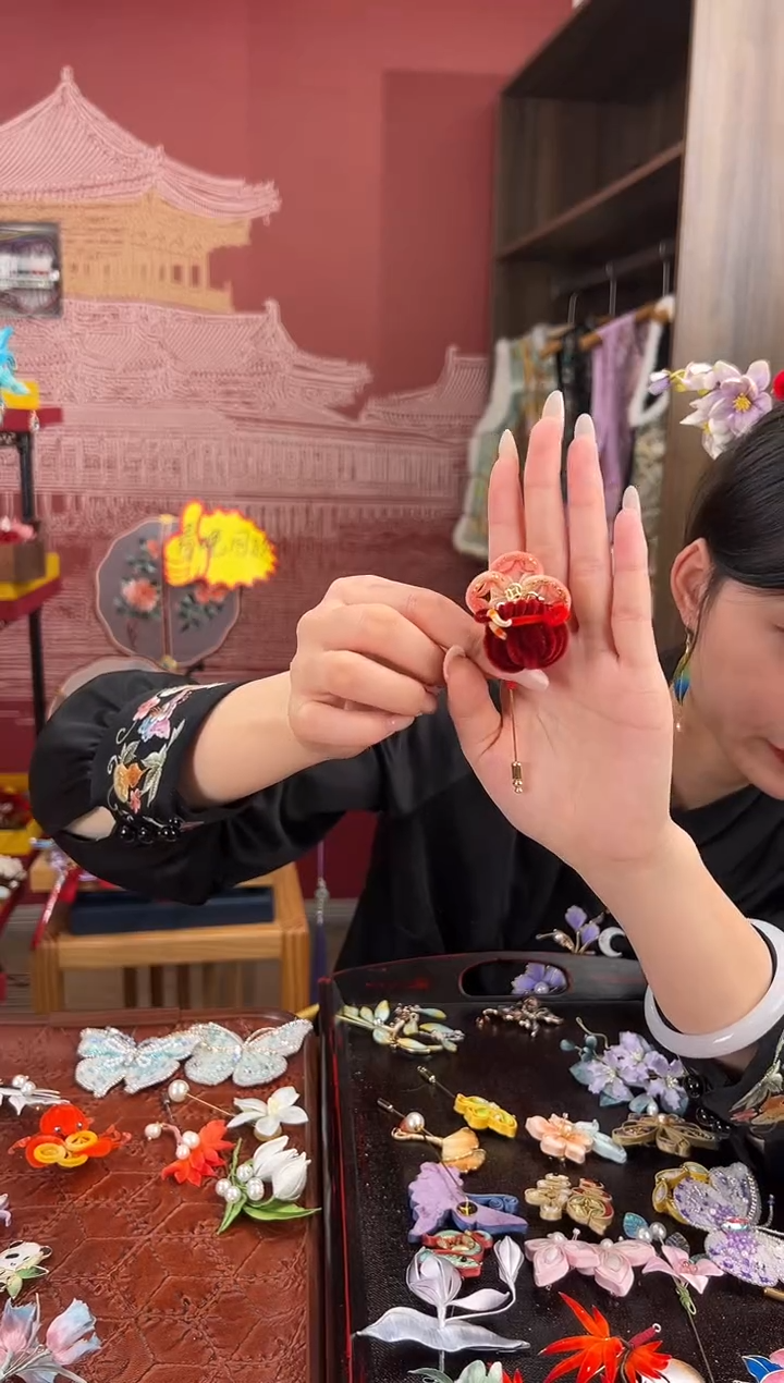 【闪购商品】刺绣苏绣世家非遗手工（耳环） 