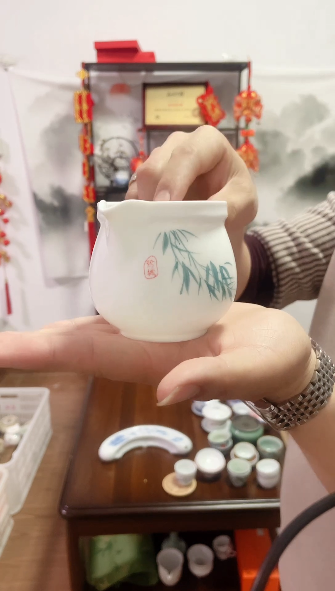 【闪购商品】【瓷心匠物】直播间福利专款竹公道圆