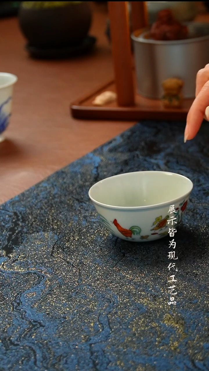 柚也  鸡缸杯      