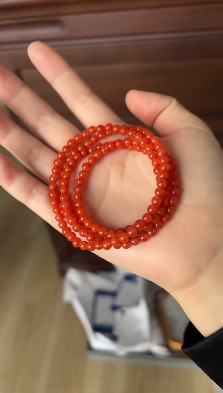 【闪购商品】南红玛瑙手串未镶嵌多圈