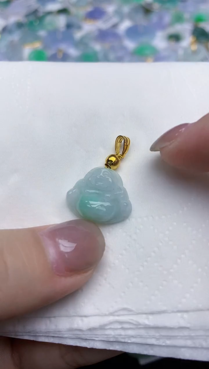 【闪购商品】翡翠颈饰未镶嵌天然翡翠A货