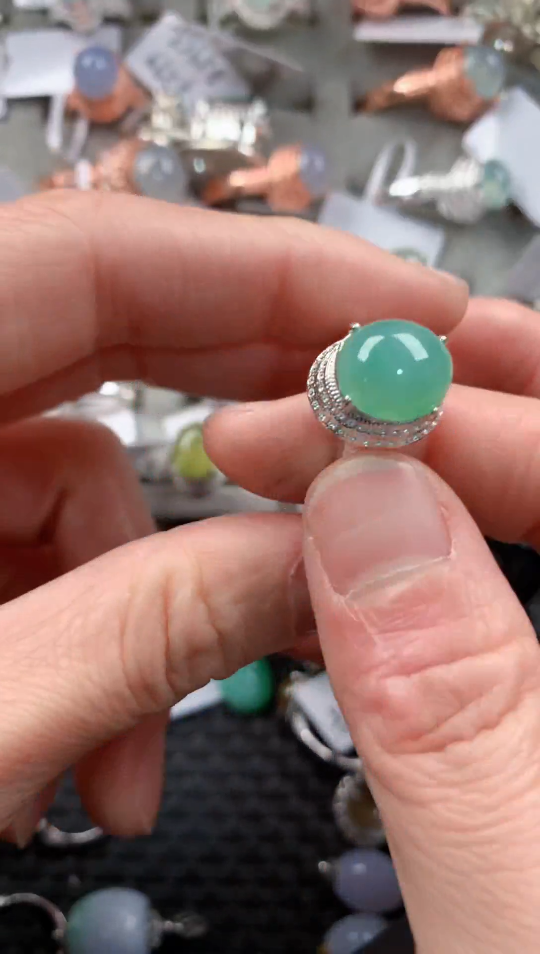 未镶嵌戒指翡翠333   97